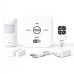 Blackt Electrotech BT52DP Smart Wireless WiFi Security System Kit | Smart Life APP Control | PIR Motion Sensor, Door Sensor, Remote & Siren | 24-Zone Expandable Home/Shop Alarm System - Image 2