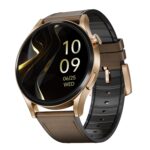 Boat Chrome Horizon, Premium Metal Body, Video Watch Faces, 1.51”(3.83cm) AMOLED Round Display, HRV & VO2 Max, Auto-Activity Detection, ASAP Charge, HRV Smartwatch for Men & Women (Coco Brown) - Image 2