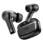 Boat Nirvana Space, 360º Spatial Audio, Active Noise Cancellation (~32dB), 100Hrs Battery,4Mics ENx, Fast Charge, v5.3 Bluetooth Earbuds, TWS Ear Buds Wireless Earphones with mic (Cosmic Black) - Image 2