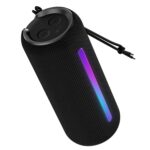 Boat Stone Spinx Pro Bluetooth Speaker with 20 W RMS Sound, Up to 8 hrs of Playtime, BTv5.0, Built-in Mic, RGB LEDs, TWS Feature, TF Card, AUX Port & USB Type-C Port(Midnight Black) - Image 2