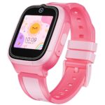 Boat Wanderer Smart, Kids Watch, 2-Way Video & Phone Call, GPS Tracker, Emergency SOS, Geo Fencing, 4G Sim Compatible, Parental Controls,1.4" Display, Smart Watch for Boys Girls (Candy Pink) - Image 2