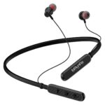 Bouncefit Sonic 144 Bluetooth Wireless Neckband, 35 Hours Continuous Playback Battery, Fast Charge, IPX7, Low Latency, Active Noise Cancellation, Earbuds with Mic Earphones (Black) - Image 2