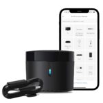 Broadlink RM4 Mini Smart Remote And Sensor Cable Set RM4 Mini S, Universal IR Remote Control Hub With Temperature Humidity Monitor USB Cable, Compatible With Alexa, Google Home, IFTTT, Black - Image 2