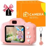 CADDLE & TOES Kids Camera for Girls or Boys Aged 4+ TO 14, Digital Camera with Video, HD Digital Camera Toys (Rose Pink With SDCard) - Image 2