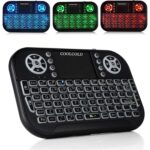 COOLCOLD Mini Wireless Keyboard with Touchpad | Backlit 2.4G & Bluetooth Portable Remote Control for Smart TV, Fire TV Stick, Android TV Box, PC, Laptop, Windows, Mac, Tablet & Smartphone (Black) - Image 2
