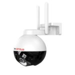 CP PLUS 4MP Quad HD Outdoor Wi-Fi CCTV Camera | 360° Pan & Tilt | Full-Color Night Vision | CTC Cyber Secure Tech | Smart Detection Suite | View & Talk | OK Google | Cloud Recording | CP-Z43Q - Image 2