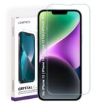 CZARTECH Tempered Glass for iPhone 13/14 / 13 Pro / 16e Screen Guard Protector with Easy Cleaning Kit (Pack of 1) - Image 2