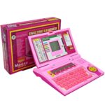 Cable World® Educational Laptop Computer Toy for Kids Above 3 Years - 20 Fun Activity Learning Machine, Now Learn Letter, Words, Games, Mathematics, Music, Logic, Memory Tool - Pink - Image 2