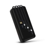 Callmate 20000mAh Power Bank, 15W Fast Charging| Buit-in 4-in-1 Cables | 4 Output Ports and 3 Input | Digital Display |LED Torch|for iPhone, Smartphones (15 W, Fast Charging) (Black, Lithium Polymer) - Image 2