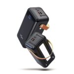 Callmate 60000mAh Power Bank, 23W Fast Charging with Type C PD (Input & Output) | Digital Display | with Detachable Cable (Type-C & iOS)| 5 Output and 2 Input |LED Torch (Black, Lithium Polymer) - Image 2