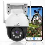 Camate Arc Pro 3MP Dual Band (2.4GHz & 5GHz) WiFi CCTV Camera | Full HD Outdoor PTZ Security Camera | Color Night Vision | 2-Way Audio | Motion Tracking | IP66 Waterproof | 256GB SD Card Support - Image 2