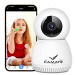 Camate Hybrid 4G Sim Based + Wi Fi Based 3MP Smart Indoor CCTV Camera | Baby Monitoring Surveillance | Motion Detection & Tracking | Night Vision | 2-Way Audio | Support 256GB Micro SD Card - Image 2