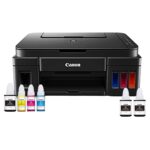 Canon PIXMA MegaTank G3000 All in One WiFi Inktank Colour Printer with 2 Additional Black Ink Bottles for Home and Office - Image 2