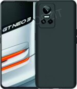 Coko Soft Silicon Camera Protection Back Cover Designed for Realme GT Neo 3 5G (Black) - Image 2