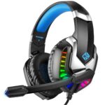 Cosmic Byte G2050 RGB 7.1 Surround Sound USB Gaming Headphone for PS5, PC with Software and Gel Microphone (Blue) - Image 2