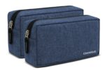 Cranique Polyester Travel Organizer Gadget Case | Electronic Accessories Storage Pouch for Power Adapters, Hard Disk, Power Bank, Cables, Dongle, Pen Drives, Laptop Charger Pouch (QP2) (Blue) - Image 2
