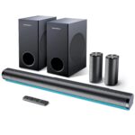 CrossBeats Blaze B2000 5.2 Dolby Home Theater Speaker 900W for TV with 2 subwoofer Satellite Speakers, soundbar for Smart tv | HDMI eARC, USB & Aux | Bluetooth Sound bar Music System Home Theatre - Image 2