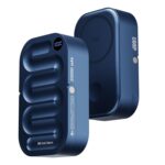DailyObjects Loop Qi2 Certified 20000 Mah Mag-Safe Compatible Aluminium Wireless Power Bank|Fast Charging| Compatible with Samsung/OnePlus/iPhone 12/13/14/15/16/Pro Max | Pocket Size - Blue - Image 2