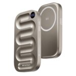 DailyObjects Loop Qi2 Certified Mag-Safe Compatible Aluminium Wireless Power Bank|5000 Mah|Fast Charging 20W|Compatible with Samsung/OnePlus/iPhone 12/13/14/15/16/Pro Max|Sleek & Light- Titanium - Image 2