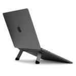DailyObjects Tabletop Osgo - Adjustable Folding Laptop/Tablet Stand | Ideal tilt for Drawing/Writing/Viewing | Aluminum Finish | Suitable for Table/Desk/Bed | (Space Grey) - Image 2