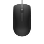 Dell MS116 Wired Mouse, 1000 DPI, Scrolling Wheel, 2 Buttons, 1 x USB, Optical LED Tracking, Plug and Play, Scrolling Wheel, Black - Image 2