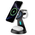 Digiroot Wireless Charger for iPhone- 3 in 1 Charging Station for iPhone 16/15/14/13/12/Pro Max/Pro/Mini/Plus, for Apple-Watch 10/9/8/7/SE/6/5/4/3/2/1/Ultra2/Ultra, Charging for Airpods pro/2/3/4 - Image 2