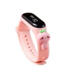 Digital Dial Waterproof Stylish and Fashionable Wrist Smart Watch LED Band for Kids, Rakhi, Colorful Cartoon Character Super Hero for Boys & Girls (Baby Pink Cute Toy) - Image 2