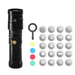 Digitek (DS 40 WTP PRO) Portable Torch Projector Snoot with Dedicated Professional Lens & Push Pull Adjustable Focused Beam, 20 Projection GOBOs - Image 2
