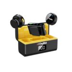 Digitek® DWM-116 2-in-1 Wireless Microphone, Magnetic Collar Clip, 360° Sound Capture, 40m Range, 6Hr Battery, Type C-to-C & C to LTC, DSLR, iOS & Android Compatible, for Interviews & Vlogging - Image 2