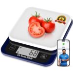 Dr Trust USA Smart Nutrition Electronic Kitchen Digital Scale Weighing Machine for Health, Fitness, Diet, Nutrition, Cooking & Home Baking with Bluetooth, Bright LCD, Touch Button, Tare Function(5 Kg) - Image 2