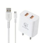 Dual USB 3A Quick Charge 3.0 Wall Charger with Micro USB Cable, Smart Charging Support with Heat & IC Protection - Image 2
