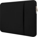 Dyazo 14-14.1 Inch Slim Laptop Sleeve | Water-Resistant & Protective Carrying Case with Front Pocket | Laptop Bag Compatible for MacBook, HP, Dell, Lenovo, Acer, Asus and Other Notebooks (Black) - Image 2