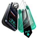 ESR 3 Pack for iPhone 17 Pro 9H+ Tempered Glass Screen Protectors, Ultra Fit Tray, Highly Durable Armorite Ultra-Tough Screen Guard, Full Coverage, Military-Grade, with AR Anti-Reflective Technology - Image 2