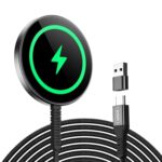 ESR Magsafe Charger for iPhone, Wireless Charger Compatible with iPhone 17/16/15/14/13/12 Series, AirPods 4/3/AirPods Pro, Black - Image 2