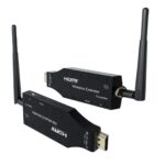 ETZIN Wireless HDMI Transmitter and Receiver, Plug and Play, 150M/492FT Long Range 2.4G/5G 1080P HD Output Wireless HDMI Extender Kit for Streaming Video/Audio from Laptop,PC to HDTV/EPL-1548WA - Image 2