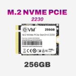 EVM 256GB M.2 NVMe (2230) Internal SSD - PCIe Gen 3x4, Up to 3000MB/s Read, 1600MB/s Write - Ideal for PC Boost Storage - 5 Years Warranty (EVMNV30/256GB) - Image 2