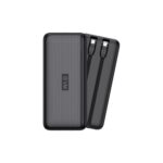 EVM EnConnect 10000mAh Multi-Port Power Bank, 22W PPS Fast Charging PD, Type-C & Micro USB Input, USB Output, Built-in Type-C Cable (L), Li-Polymer, Black, 1-Year Warranty (P0501-Black) - Image 2