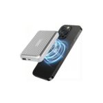 EVM EnMag 17 10000mAh Magnetic Wireless Power Bank, 22.5W Fast Charging, 15W Wireless Charging, Type-C & USB Output, Slim & Lightweight Portable Charger, Compatible with Android & iOS (EVM P0502-S) - Image 2