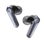 EarFun Air Pro 3 Noise Cancellation Earbuds ANC Wireless 2023 VGP Gold Award, Qualcomm aptX Adaptive Sound, 6 Mics CVC 8.0 ENC, Bluetooth 5.3, Multipoint Connection(Black) - Image 2