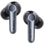 EarFun Air Pro 4 Hybrid Adaptive Noise Canceling Wireless Earbuds Bluetooth, 2024 VGP Award, Qualcomm Snapdragon Sound, aptX™ Lossless, 6 Mics AI Call, LDAC Hi-Res Audio, BT5.4, 52H, Sliver Black - Image 2