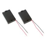 Electronic Spices (Pack of 2) 3 AA Battery Holder with ON Off Switch Wire Leads Cover Battery Spring Clip 3X 1.5V AA 4.5 Volt Battery Holder - Image 2