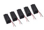 Electronic Spices (Pack of 5) 9V Battery Holder with ON Off Switch Black Cover Lead Wires 9V Battery holder - Image 2