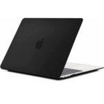 EooCoo Case Compatible for New MacBook Air 13.3 inch M1 2021 2020 2019 2018 Release,A2337 A2179 A1932 with Retina Display Touch ID,M1 Air 13 Laptop Plastic Hard Shell Cover,Matte Surface, Black - Image 2