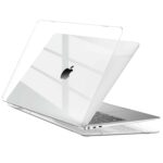 EooCoo Case Compatible with New MacBook Pro 13 inch M2 A2338 A2251 M1 A2289 A2159 A1989 A1706 A1708 2024 2023 2022-2017 with Touch Bar,Plastic Hard Shell Case Cover,Smooth Shiny Surface,Crystal Clear - Image 2
