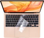EooCoo Keyboard Cover Skin Protector Only Compatible for MacBook Air 13.3 inch 2021 2020 M1, A2337 A2179 Retina Display&Touch ID, Premium Ultra Thin Soft TPU Waterproof Dust-Proof, US Layout-TPU Clear - Image 2