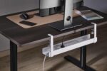 ErgoYou - Clamp-on Under Desk Cable Tray for Wire Management - Power Strip Tray and Charging Wires Organisor - Easy and Quick DIY Installation - 207 mm x 100 mm x 600 mm - Image 2