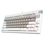 EvoFox Ronin Wired Mechanical Gaming Keyboard | 9 Layer Gasket Sound Dampening Design, Outemu Red Silent Switches, Hot Swappable, Per-Key RGB, nKey Rollover, Volume Knob | Windows Software (White) - Image 2