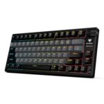 EvoFox Ronin Wireless Mechanical Keyboard (BT+2.4GHz+Wired) | 9 Layer Gasket Structure, Outemu Red Switches, Per-Key RGB, 1000Hz, nKey Rollover, Volume Controller | Windows Software (Black) - Image 2