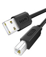 FEDUS 1.5 Meter USB Printer Cable, USB A to Male To USB B 2.0 Cable Cord Compatible with Printers, Scanner For Brother Dell, HP, Epson, Canon, Lexmark, Xerox, Samsung, Epson-4.92 FEET - Image 2