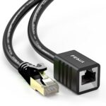 FEDUS Cat8 Ethernet Extension Cable, 1 Meter RJ45 Shielded Male to Female LAN cord Extender Cable, Support cat7 / Cat6 / Cat5e / Cat5 Standards High Speed 40Gbps 2000Mhz SFTP Patch Cord LAN Cable - Image 2